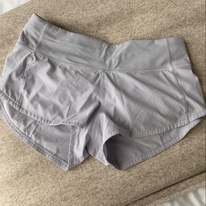 Lululemon speed shorts